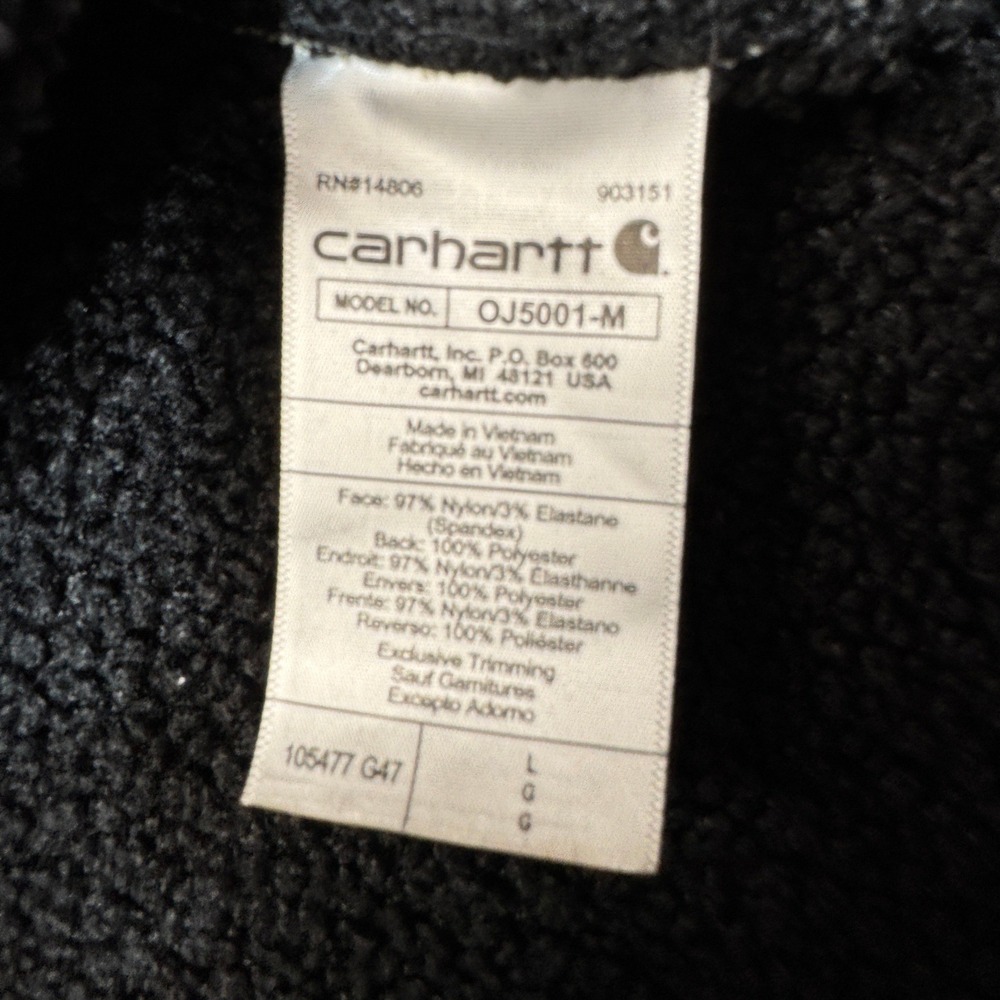 Carhartt Super Dux Mens L Mossy Oak Bottomland Camo Sherpa Lined Jacket OJ5001-M - Picture 6 of 14